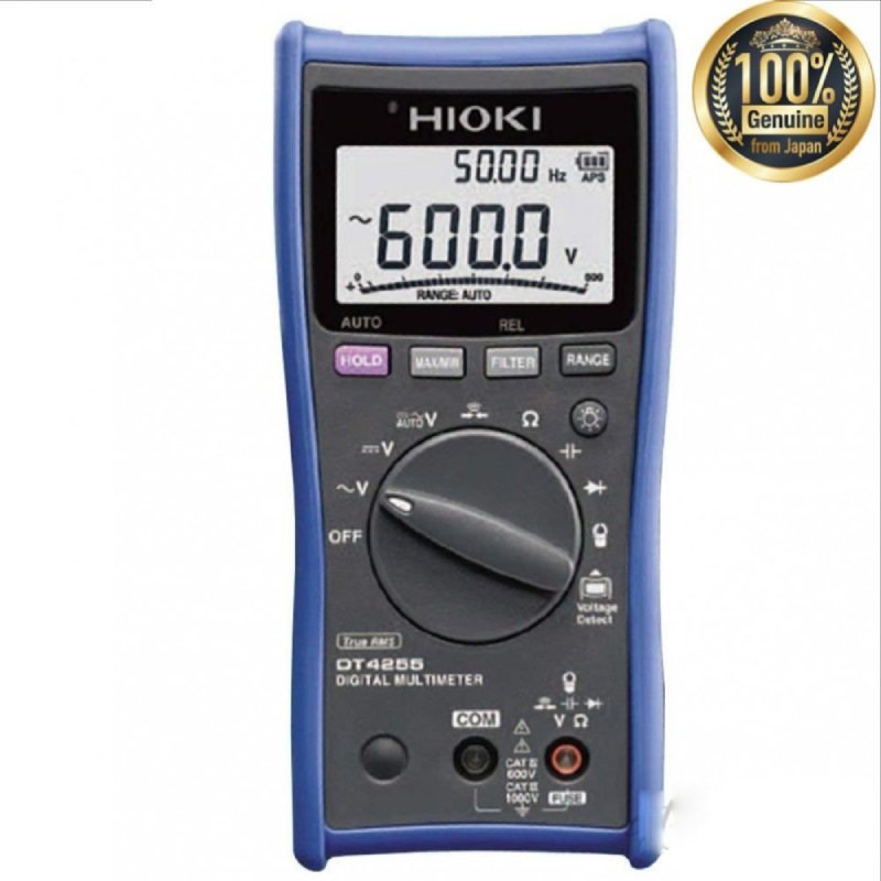 Đồng hồ vạn năng số Hioki DT4255 đo điện áp DC lên đến 1000V 