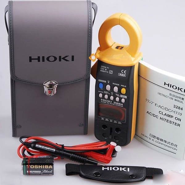 Bộ sản phẩm ampe kìm AC/DC Hioki 3284