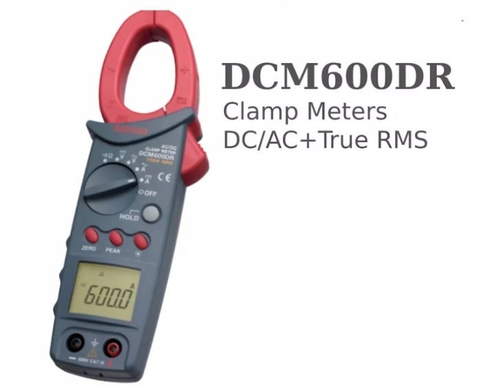 Ampe kìm Sanwa DCM600DR đảm nhận các chức năng đi kèm