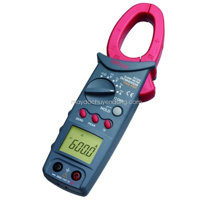 Ampe kìm Sanwa DCM600DR có khả năng đo cả dòng AC và DC
