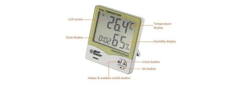 nhiệt ẩm kế Smartsensor AR867