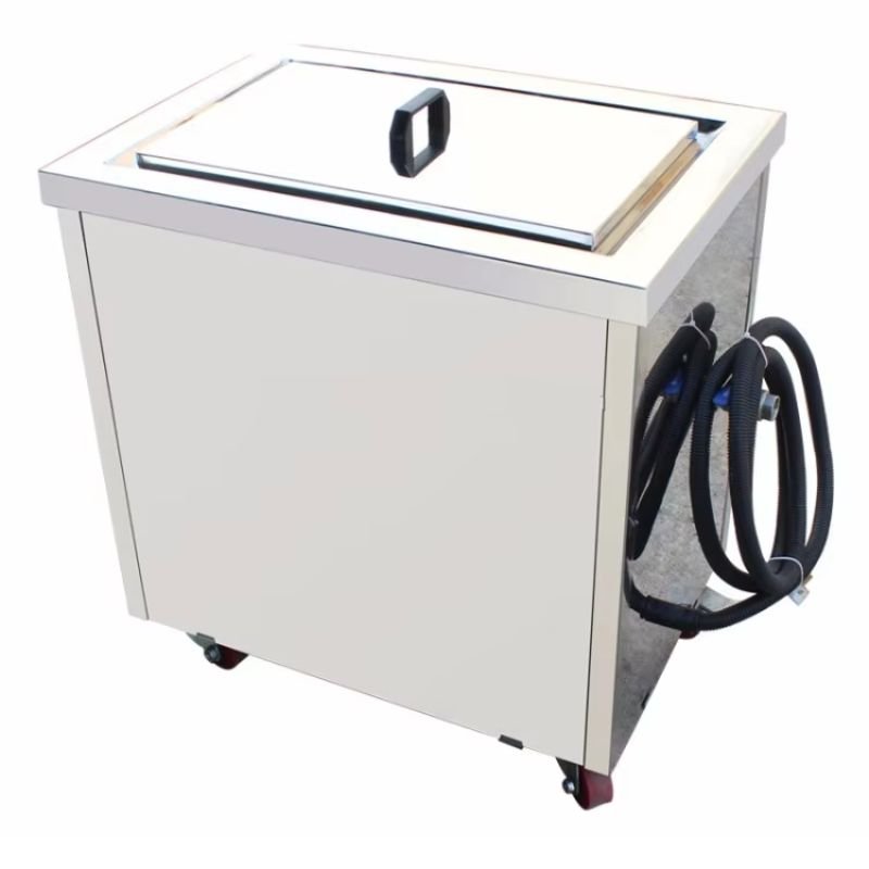 Bể rửa siêu âm Skymen JP-240ST phù hợp với các xưởng cơ khí, cơ sở bảo trì thiết bị