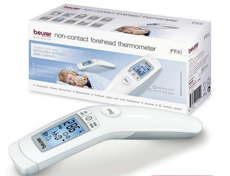Nhiệt kế điện tử Beurer FT90 sử dụng đơn giản, cho kết quả nhanh,chính xác