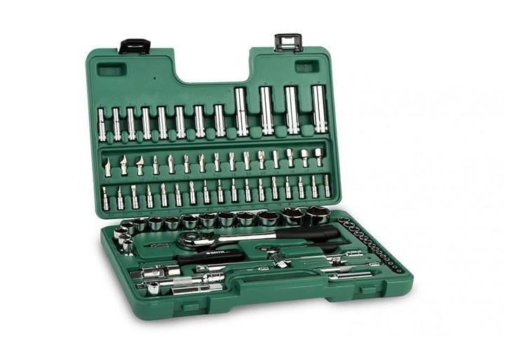 Bộ đầu tuýp 86 chi tiết 1/4in & 1/2in Sata 09013 Bộ đầu tuýp 86 chi tiết 1/4in & 1/2in Sata 09013