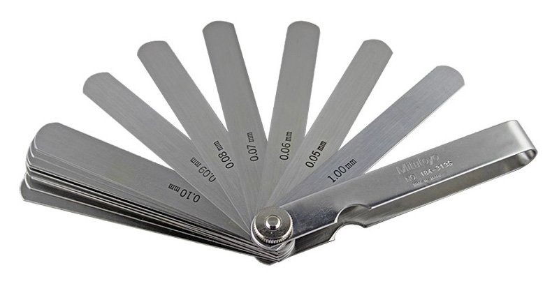 Bộ dưỡng đo độ dày 28 lá Mitutoyo 184-303S