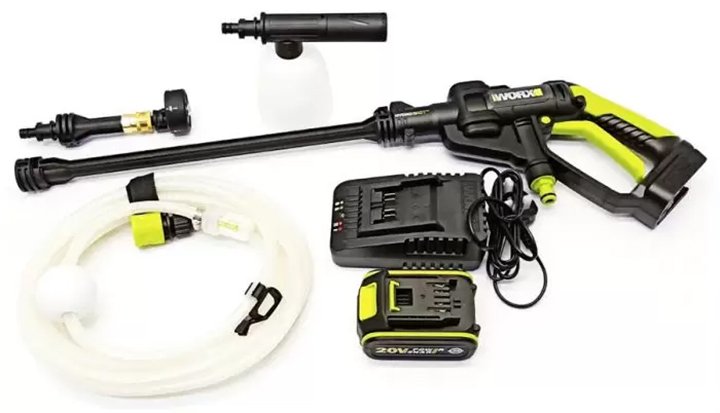 Bộ súng xịt rửa Worx Green WU629