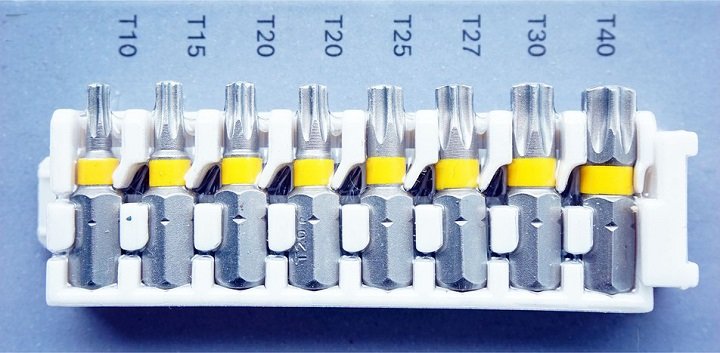 Bộ vặn vít đầu Torx Bosch 2608522415