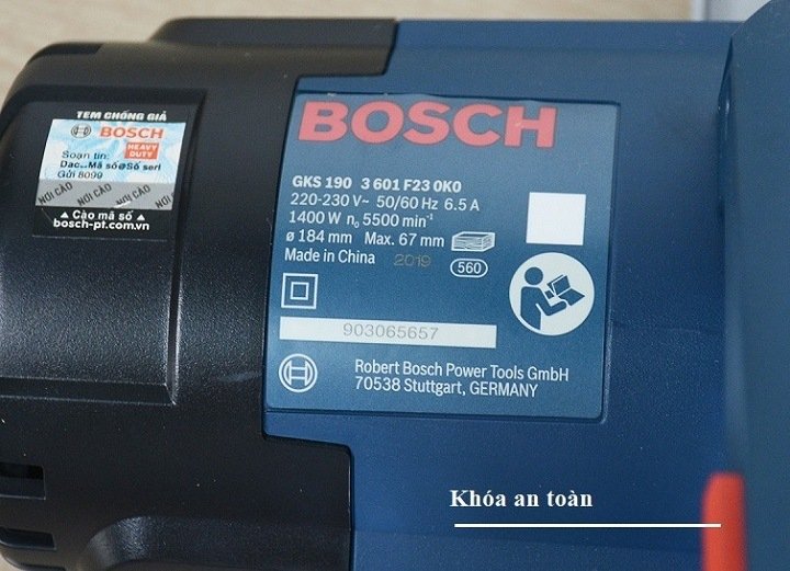Máy cưa đĩa Bosch GKS 190 Máy cưa đĩa Bosch GKS 190