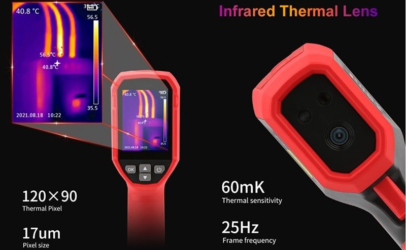 UNI-T UTi712S trang bị màn hình TFT có độ phân giải cao UNI-T UTi712S trang bị màn hình TFT có độ phân giải cao