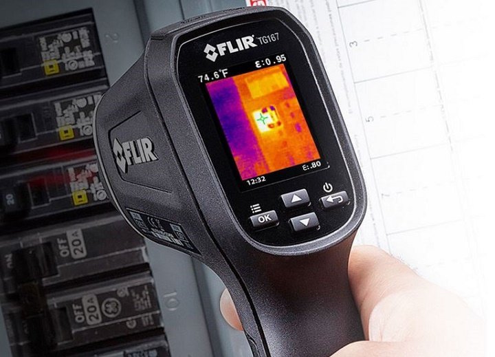 Camera nhiệt Flir TG167 đo chính xác, đa tính năng Camera nhiệt Flir TG167 đo chính xác, đa tính năng