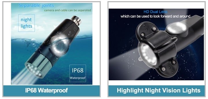 12 đèn LED với khả năng chống thấm tốt