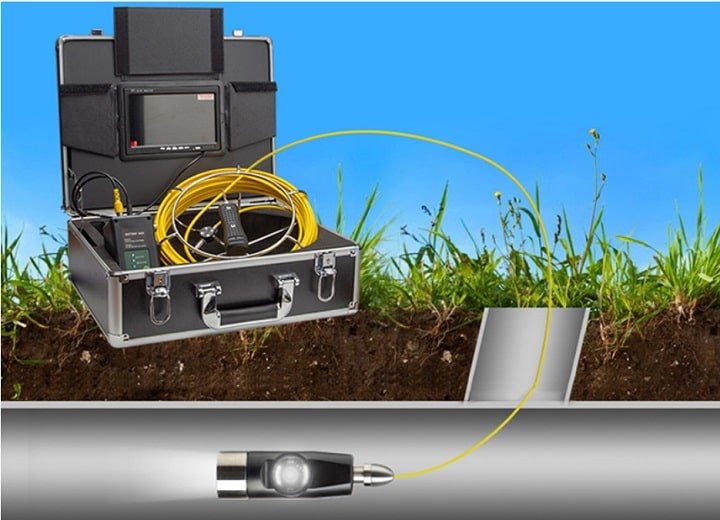 Máy kiểm tra đường ống TP9210 phù hợp để kiểm tra đường ống, cống rãnh