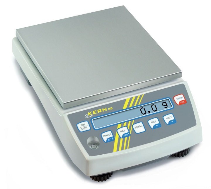 Cân điện tử 2 số lẻ Kern KB 1200-2N thiết kế chắc chắn Cân điện tử 2 số lẻ Kern KB 1200-2N thiết kế chắc chắn