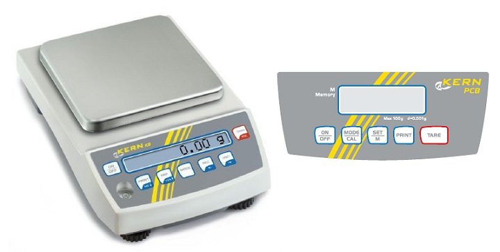Cân kỹ thuật 2 số lẻ Kern PCB 1000-2 dễ sử dụng Cân kỹ thuật 2 số lẻ Kern PCB 1000-2 dễ sử dụng