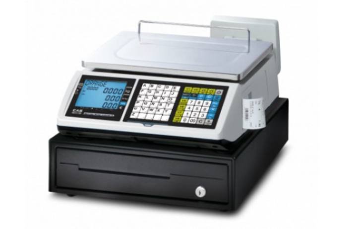 Cân điện tử in hóa đơn CAS CT-100B 15Kg/5g kết nối ngăn kéo đựng tiền Cân điện tử in hóa đơn CAS CT-100B 15Kg/5g kết nối ngăn kéo đựng tiền