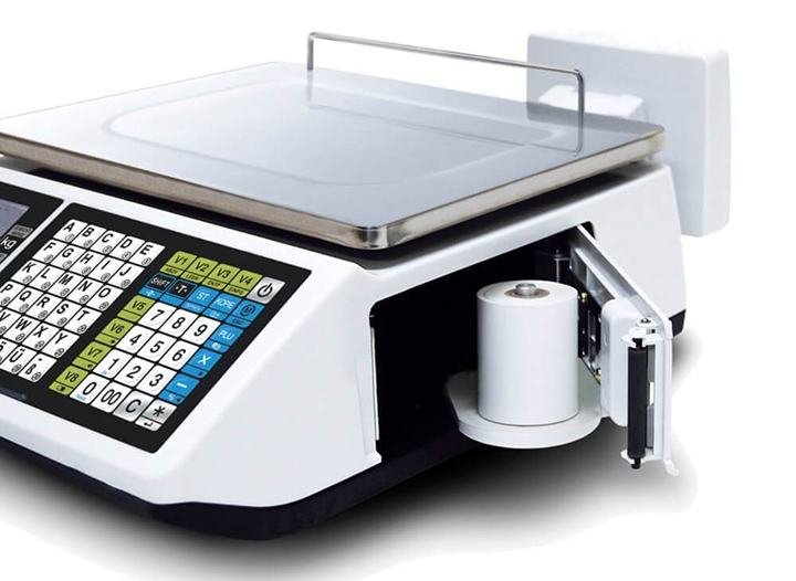 Cân điện tử in hóa đơn CAS CT-100B 30Kg/10g kết hợp với máy in Cân điện tử in hóa đơn CAS CT-100B 30Kg/10g kết hợp với máy in