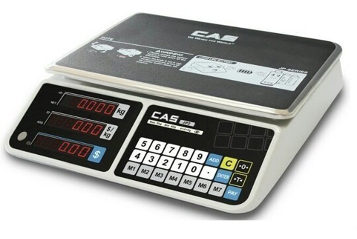 Cân điện tử tính giá CAS PJ-2 15Kg Cân điện tử tính giá CAS PJ-2 15Kg