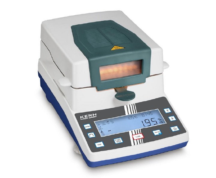 Thiết kế bàn chắc của cân phân tích ẩm Kern DAB 100-3 Thiết kế bàn chắc của cân phân tích ẩm Kern DAB 100-3