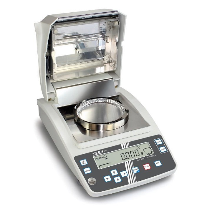 Cân phân tích ẩm Kern DB 60-3 phân tích độ ẩm chính xác Cân phân tích ẩm Kern DB 60-3 phân tích độ ẩm chính xác