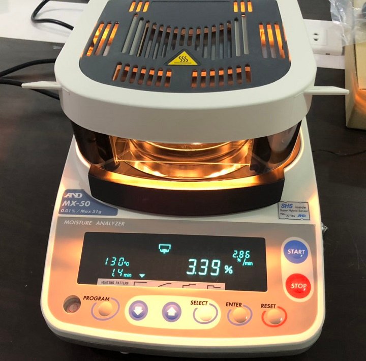AND MF-50 kiểm tra độ ẩm và sấy vật liệu đa năng AND MF-50 kiểm tra độ ẩm và sấy vật liệu đa năng