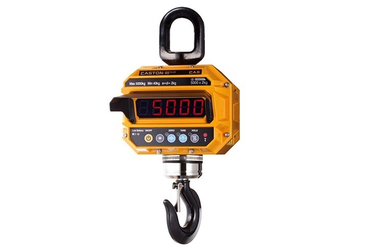 Cân treo điện tử móc không xoay CAS THD-BT 50 Tấn/10Kg Cân treo điện tử móc không xoay CAS THD-BT 50 Tấn/10Kg