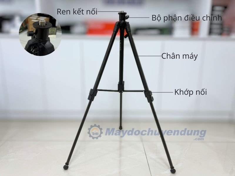 Cấu tạo của chân máy Bosch BT 150 5/8