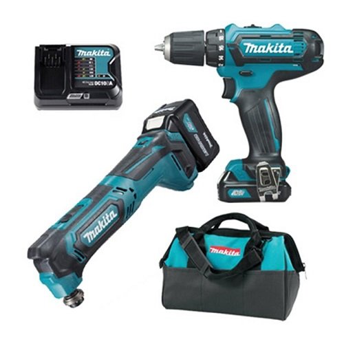 Bộ máy khoan, máy cắt dùng pin Makita CLX206SX1 (TM30D+DF331D)(12V MAX)