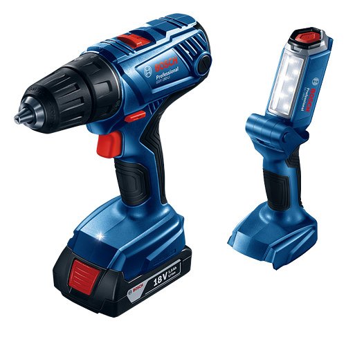 Bộ combo GSR 180-LI + GLI 180-LI + 2 pin 1.5 Ah + 1 sạc