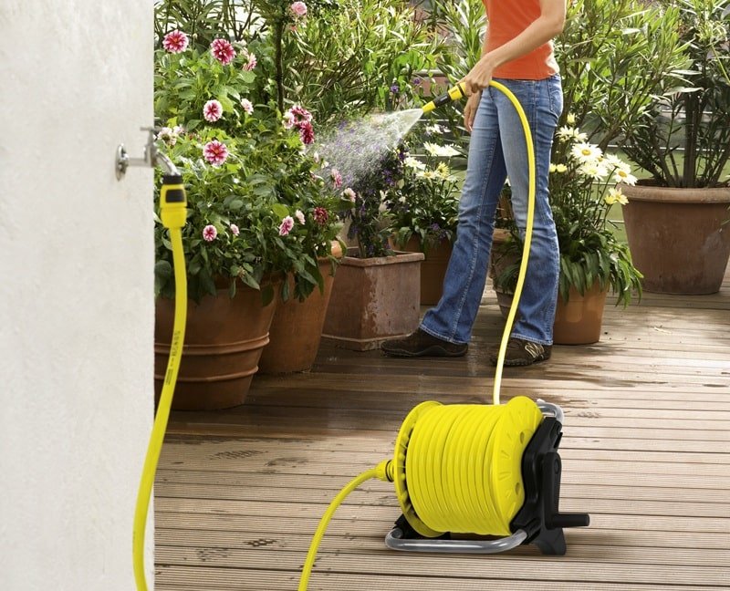 Cuộn dây nối dài Karcher lắp được cho nhiều hệ thống cấp nước Cuộn dây nối dài Karcher lắp được cho nhiều hệ thống cấp nước