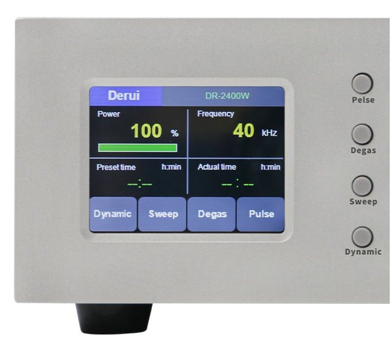 Derui TU0628 tích hợp màn hình LCD hiển thị rõ ràng các thông số