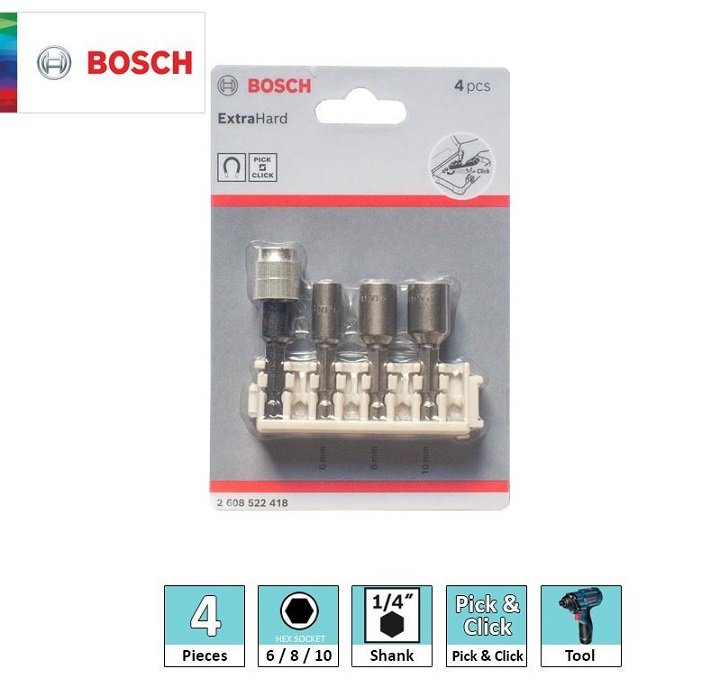 Đầu vặn ốc Bosch 2608522418 chất lượng cao Đầu vặn ốc Bosch 2608522418 chất lượng cao