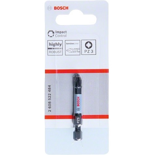 Đầu vặn vít PZ3 Power Bit Bosch 2608522484 1 đầu 1pc
