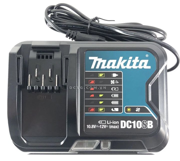Hình ảnh đế sạc pin nhanh Makita 12V Max DC10SB (197363-4) Hình ảnh đế sạc pin nhanh Makita 12V Max DC10SB (197363-4)