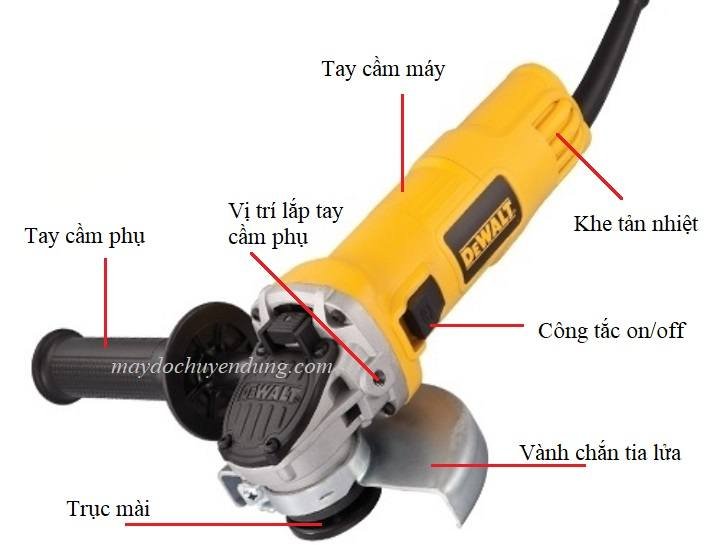 Máy mài góc đá 125mm DeWalt DW8110S Máy mài góc đá 125mm DeWalt DW8110S