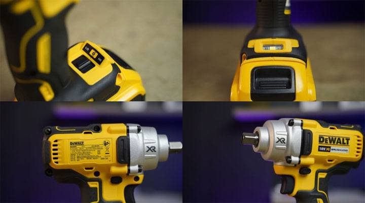 Các chi tiết trên thân máy Dewalt DCF894N-KR Các chi tiết trên thân máy Dewalt DCF894N-KR