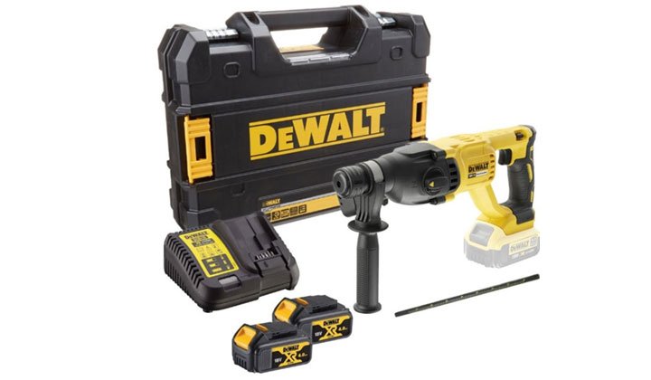 Máy khoan búa dùng pin Dewalt DCH133M2 18V Máy khoan búa dùng pin Dewalt DCH133M2 18V