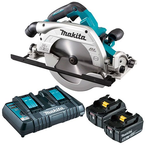 Máy cưa đĩa dùng pin Makita DHS900PT2 18Vx2, 235mm (AWSBL)