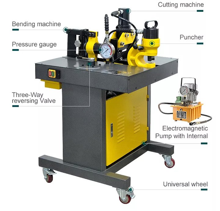 Hinh ảnh máy gia công thanh cái DHY150 Hinh ảnh máy gia công thanh cái DHY150