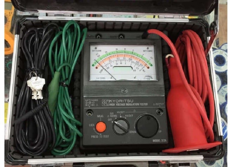 Máy đo điện trở cách điện Kyoritsu 3124 dùng để đo và kiểm tra nguồn điện 1kV - 10.000kV Máy đo điện trở cách điện Kyoritsu 3124 dùng để đo và kiểm tra nguồn điện 1kV - 10.000kV