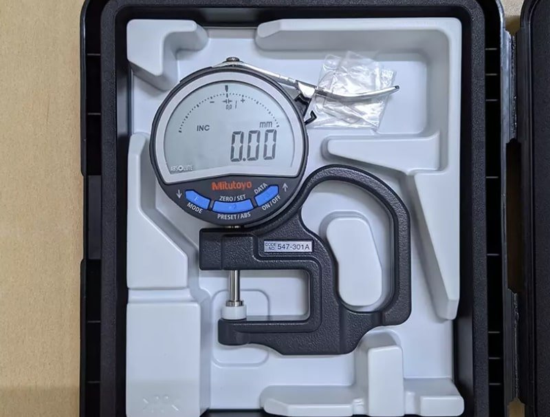 Đồng hồ đo độ dày điện tử Mitutoyo 547-301A đo nhanh, chính xác Đồng hồ đo độ dày điện tử Mitutoyo 547-301A đo nhanh, chính xác