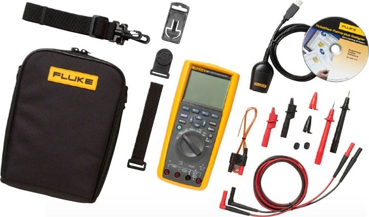 Bộ sản phẩm đồng hồ vạn năng Fluke 287/VFV Kit chính hãng Bộ sản phẩm đồng hồ vạn năng Fluke 287/VFV Kit chính hãng