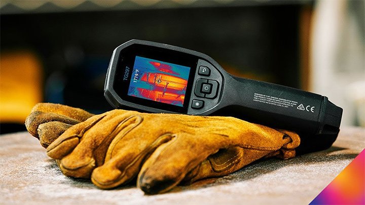 Hình ảnh thực tế camera nhiệt FLIR TG297
