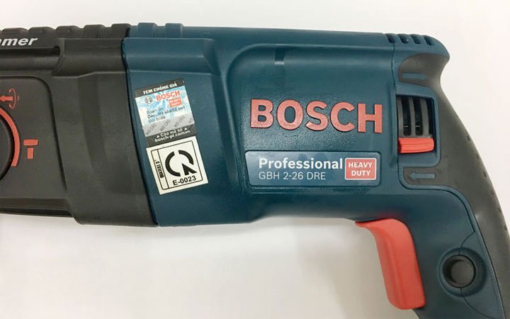 Tem bảo hành chính hãng của Bosch GBH 2-26 DRE Tem bảo hành chính hãng của Bosch GBH 2-26 DRE