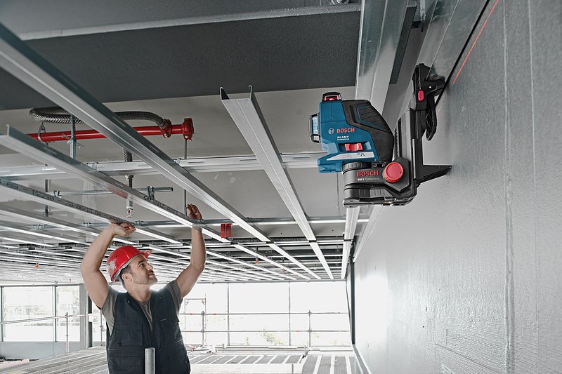 Ứng dụng trần nhà của Giá đỡ đa năng BM 1 Bosch Ứng dụng trần nhà của Giá đỡ đa năng BM 1 Bosch