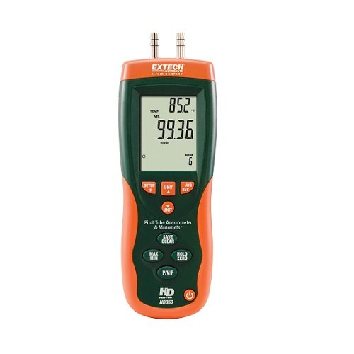 Máy đo tốc độ gió, áp suất chênh lệch đường ống Extech HD350
