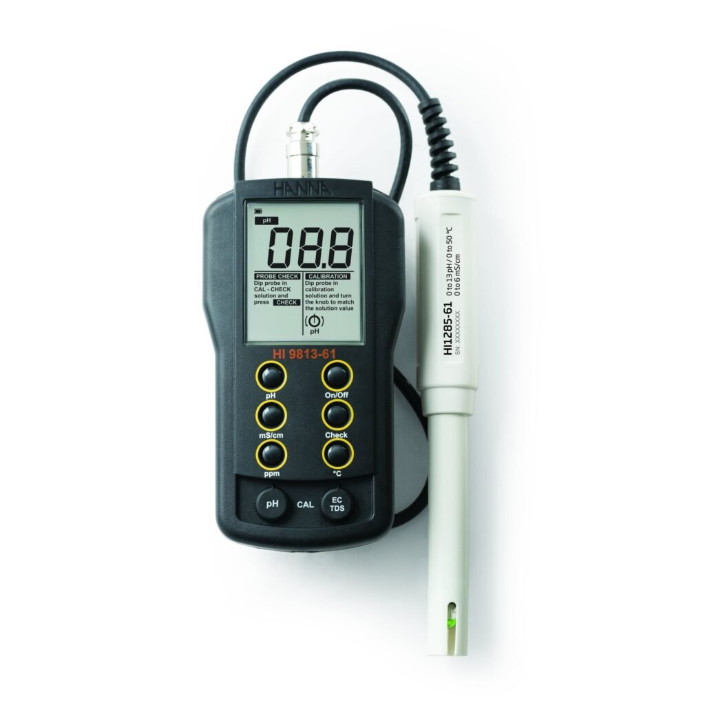 Máy đo pHECTDSNhiệt độ Hanna HI9813-6