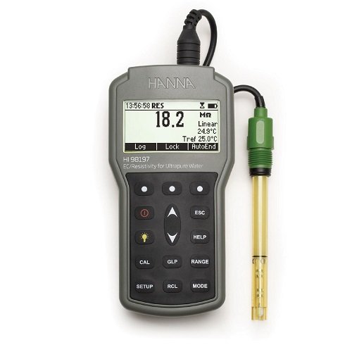 Máy đo ECTDStrở khángđộ mặn Hanna HI98197