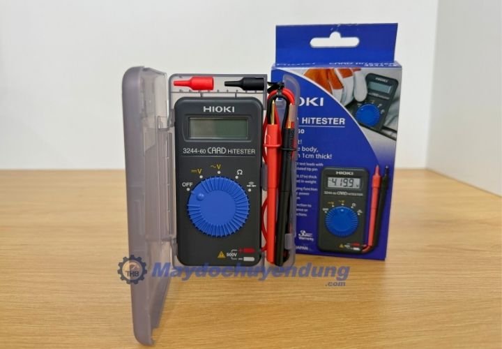 Đồng hồ vạn năng Hioki 3244-60 được thiết kế nhỏ gọn, dày chưa đến 1cm