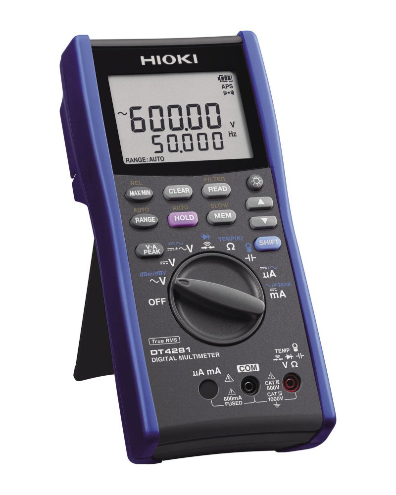 Màn hình hiển thị 60.000 số giúp Hioki DT4281 hoạt động hiệu quả Màn hình hiển thị 60.000 số giúp Hioki DT4281 hoạt động hiệu quả