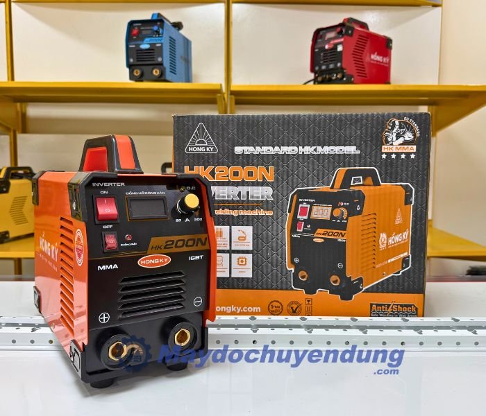Máy hàn Hồng Ký HK 200N có tính năng chống giật đảm bảo an toàn